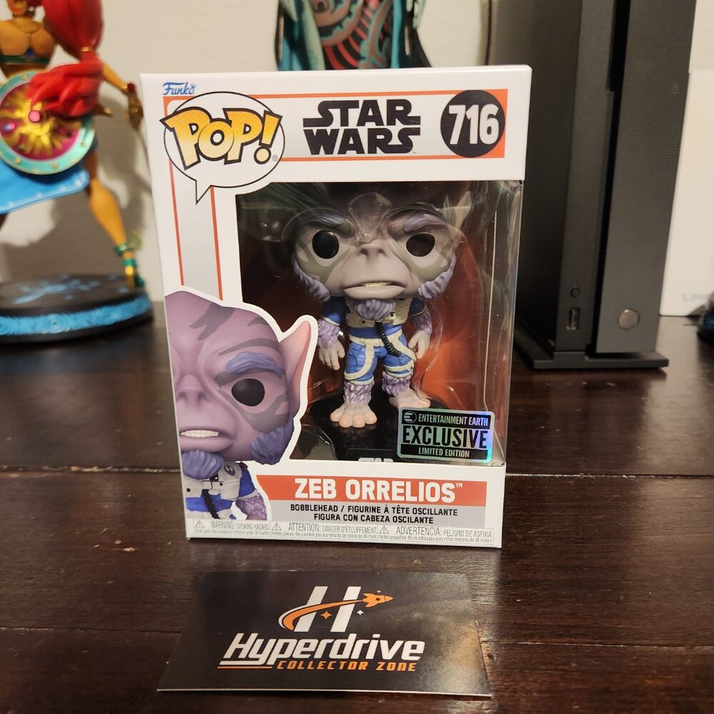 Star Wars: The Mandalorian Zeb Orrelios Funko Pop! Vinyl Figure #716 Exclusive